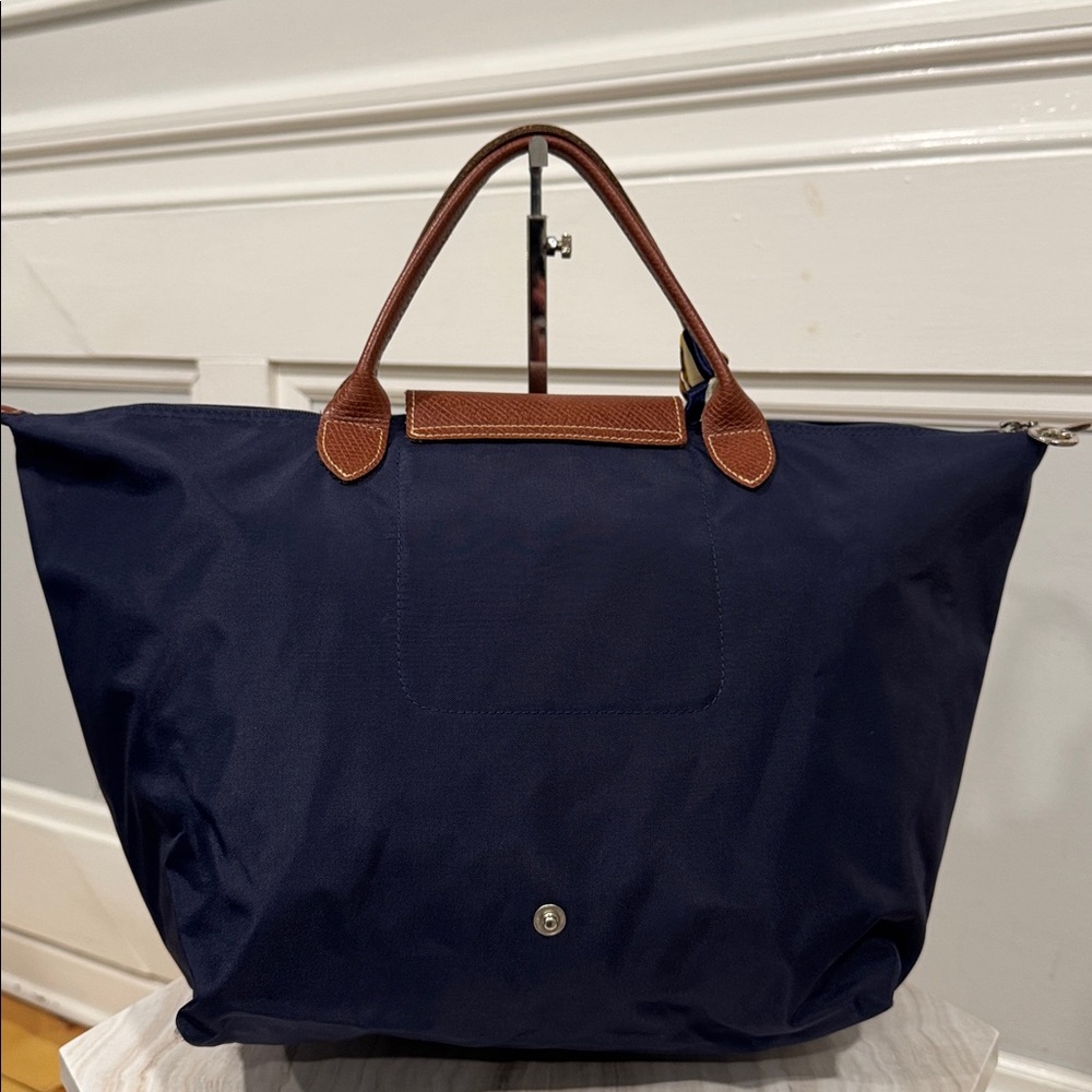 Longchamp Tote Navy Le Pliage Limited Edition Eiffel Tower Bag - Picture 9 of 17